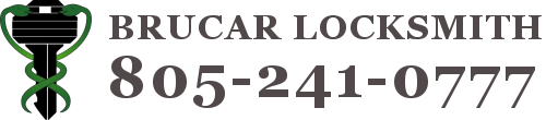 Brucar Locksmith logo & phone number